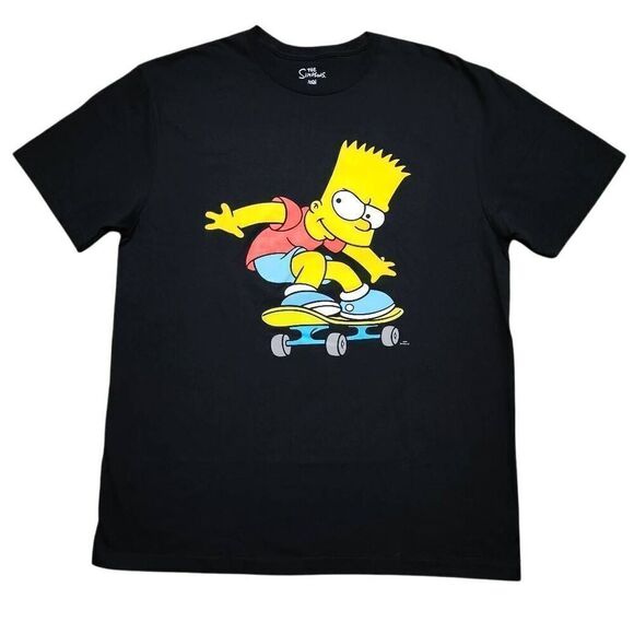 The Simpsons Bart Graphic Short Sleeve T-Shirt -H - Picture 2 of 3
